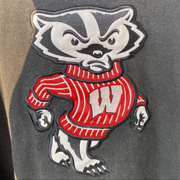 Vintage Wisconsin University badgers hoodie - Picture 3 of 6